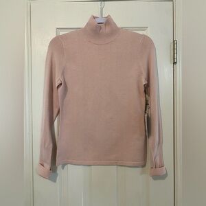 NWT Carlisle Blush Pink Knit Sweater Silk Cashmere Blend S